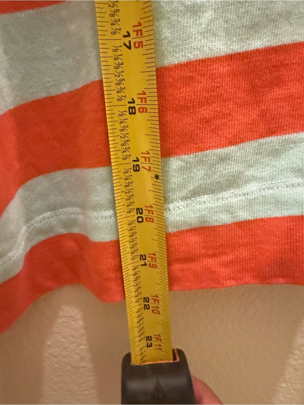 GAP Striped Top in Orange, Light Blue & Cream - Picture 6 of 6